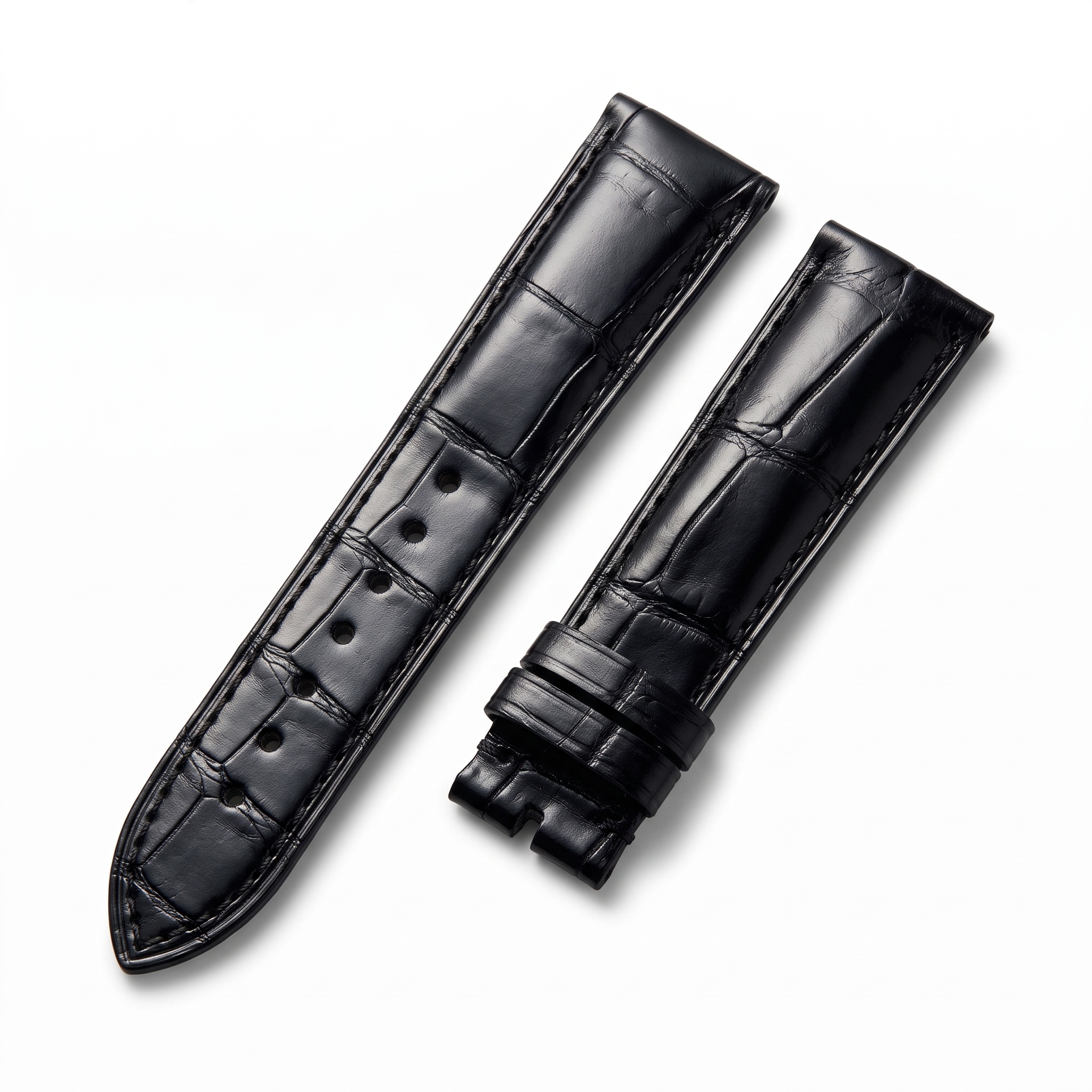 Glossy Black Alligator